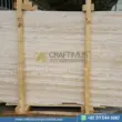 Classic Travertine Slabs on Display at factory