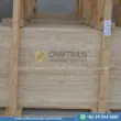 Classic Travertine Slabs on Display at factory