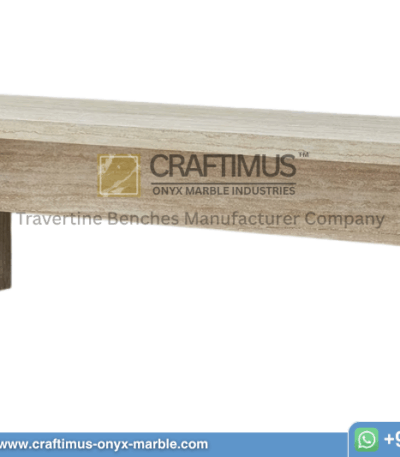 Travertine Bench Designs product image with white background