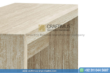 Travertine square shaped Bench product image with white background
