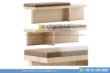 Travertine square shaped Bench product image with white background