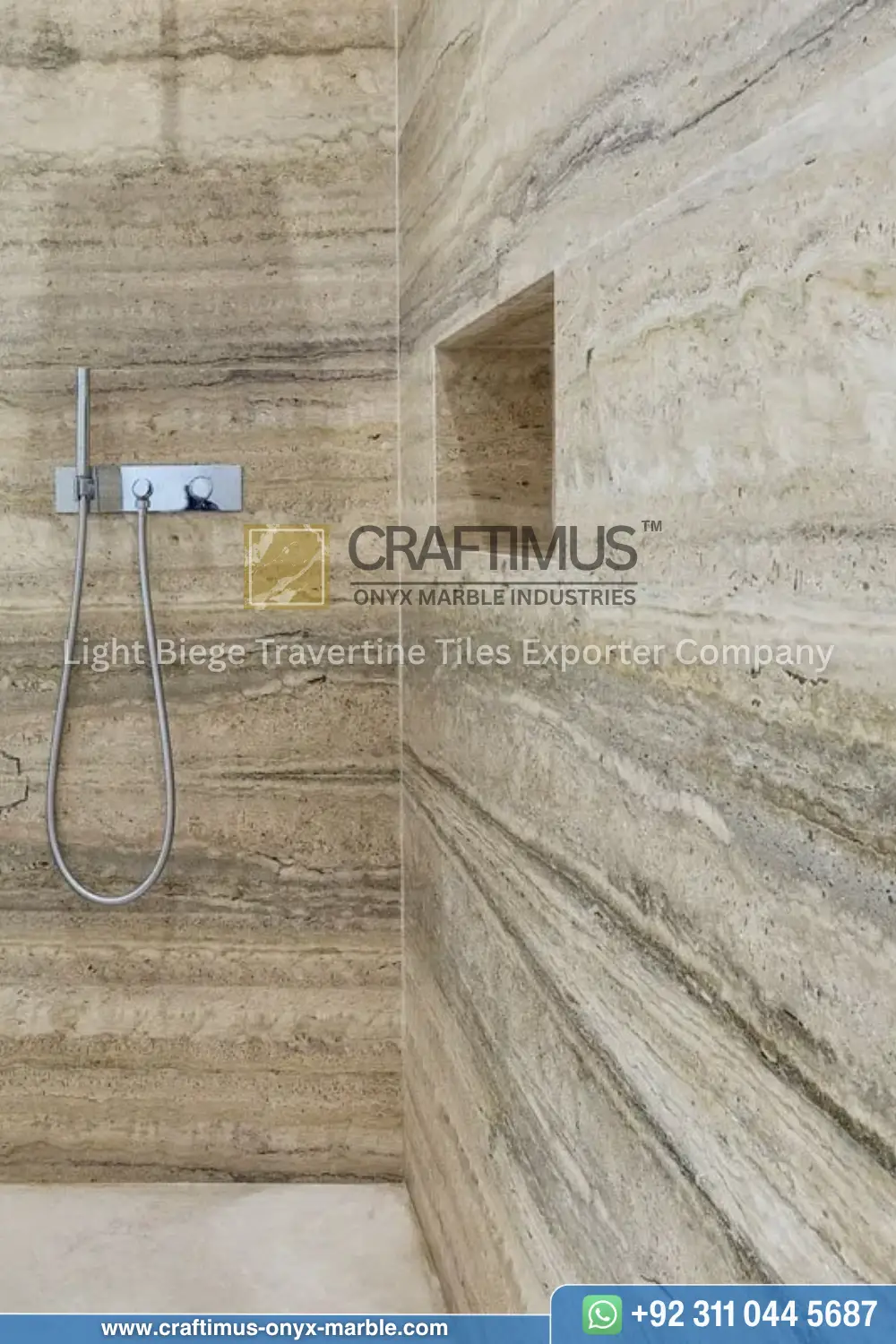 Silver Travertine Slabs | Applications & Use