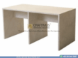 Modern Style Travertine Bench Design Product Image with white background