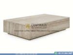Travertine Rectangular Coffee Table product design