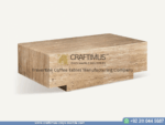 Travertine Rectangular Coffee Table product design