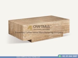 Travertine Rectangular Coffee Table product design