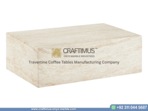 Travertine Rectangular Coffee Table product design