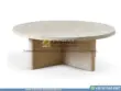Travertine Round Coffee Tables Product image with white background