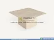 Travertine Square Coffee Table with white background product image