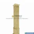 Travertine Square Shaped Column design with white background