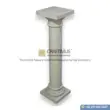 Travertine Square Columns design with white background