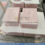 Pink Onyx Square Coffee Table Designs and Images