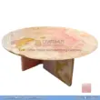 Pink Onyx Round Shaped Coffee Table