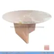 Pink Onyx Round Shaped Coffee Table