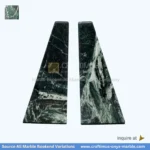 all jungle green marble pyramid shaped bookend designs made in china 02