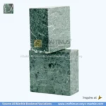 Forest green marble bookends