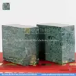 Forest green marble bookends
