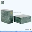 Forest green marble bookends