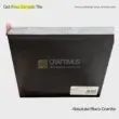Absolute Black Granite sample tile, premium quality, sleek dark color for elegant design applications.