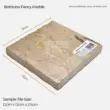Botticino Fancy Marble tile, beige color, 12cm x 12cm x 2.5cm natural stone sample.