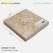 Botticino Tippy Marble tile, beige natural stone, 12cm x 12cm x 2.5cm, perfect for elegant interiors.