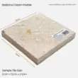 Botticino cream marble tile, natural stone, 12cm x 12cm, elegant decorative material for flooring or surfaces.