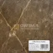 Coffee brown marble slab ideal for tiles, countertops, and wall cladding applications.