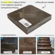 Coffee Brown Marble slab, natural stone ideal for bar counters, floor tiles, and stairings, sourced from Pakistan.