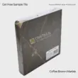 Coffee brown marble tile with textured finish, perfect for elegant interior design projects.