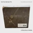Coffee Brown Marble tile with a smooth finish, ideal for countertops and wall applications.
