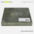 Green Leopard Granite slab, dark green with speckles, ideal for countertops and interior applications.