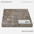 Oceanic Grey Marble tile, featuring a textured surface, ideal for countertops and wall cladding applications.
