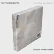 Oriental White Marble tile sample, elegant light gray natural stone for home decor and design projects.