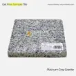 Platinum Grey Granite tile, natural stone, ideal for countertops and flooring applications.