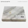 Shadow Grey Gold Marble sample tile, featuring elegant grey tones and gold veins, ideal for countertops and decorative use.