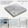 Shadow White Marble natural stone slab, perfect for countertops, floor tiles, and stairings.
