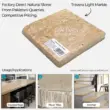Travera Light Marble, beige natural stone, ideal for countertops, floor tiles, and stairings.