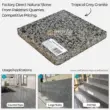 Tropical Grey Granite slab, durable natural stone for countertops, large slabs, and stairings.