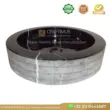 Black marble sink with elegant gray veining, perfect for modern bathrooms and luxurious decor.