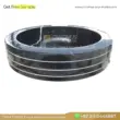 Black marble sink with sleek design and elegant finish, ideal for modern bathrooms.