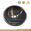 Black marble sink with a polished finish, ideal for stylish bathrooms and sinks.