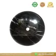 Black onyx marble sink with striking white veining, perfect for elegant bathrooms.