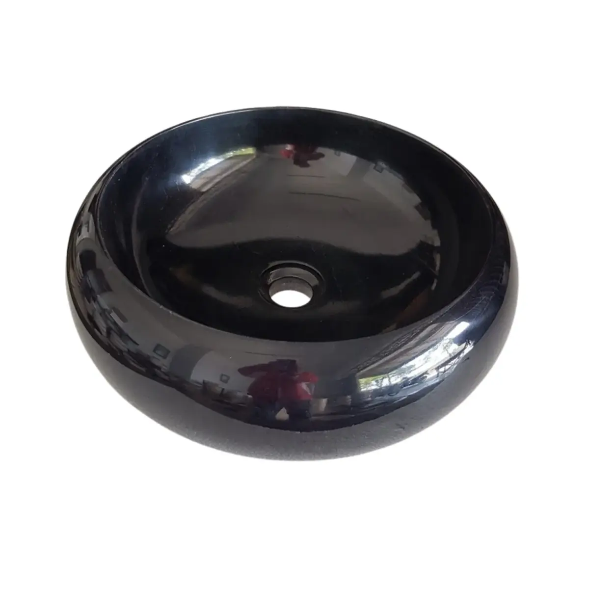 Absolute Black Marble rounded wash basin