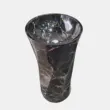 Black & Gold Marble Spiral Pedestal Sink
