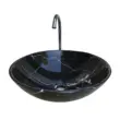 Black & White Marble above counter round sink