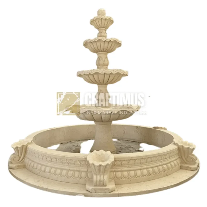 Custom Stone Fountains Image white background